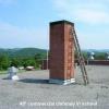 Commercial chimney restored - southwest Virginia.